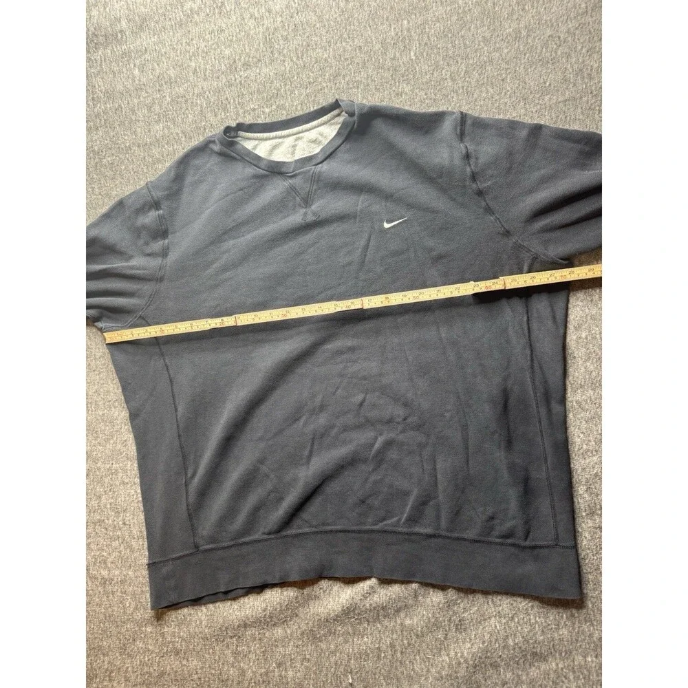 Vintage Nike Crewneck Pullover Sweatshirt Men's XXL Swoosh Black
